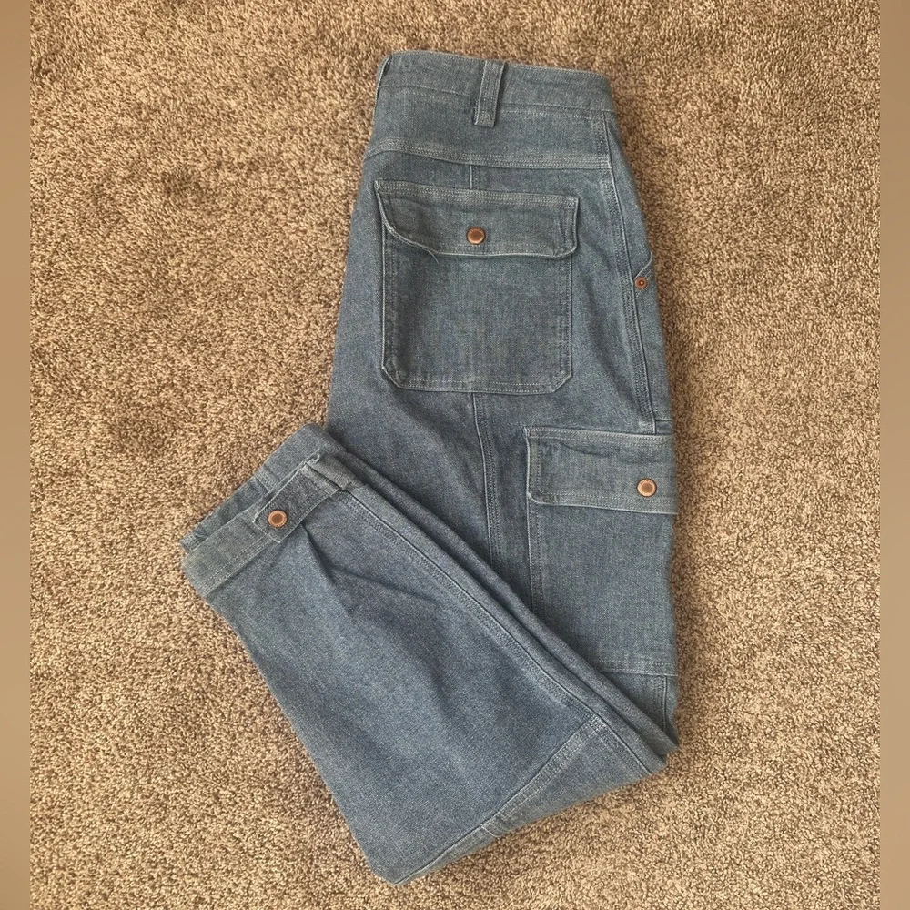 Duluth Trading Co. High-wasted Canvas Pants Size 8